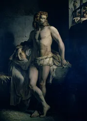 Ein Gallier und seine Tochter in Rom eingesperrt, 1847